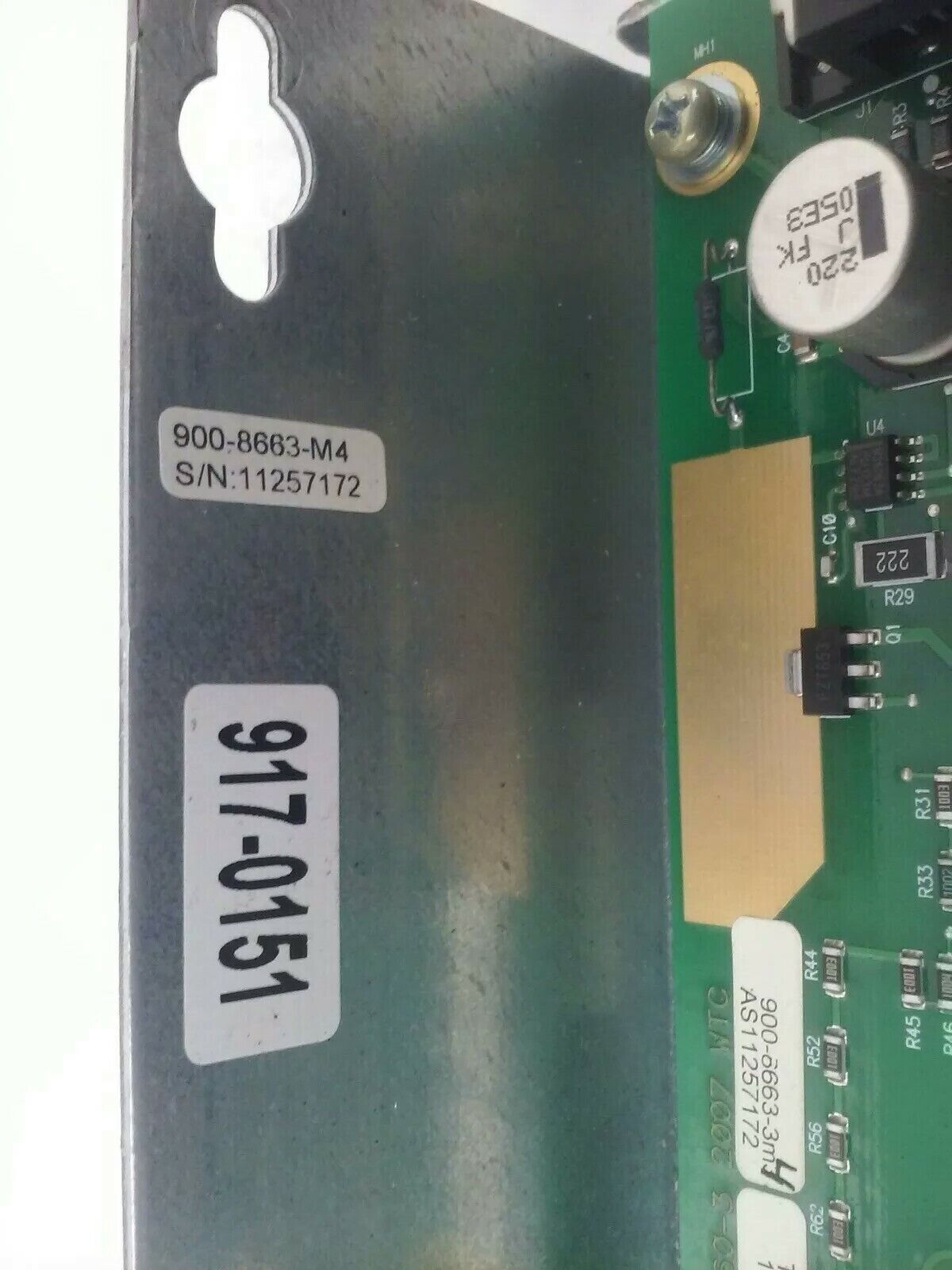 MEDAR TIMER UNIT 900-8663-M4 917-0151 W/ 100-8660-3 CIRCUIT BOARD