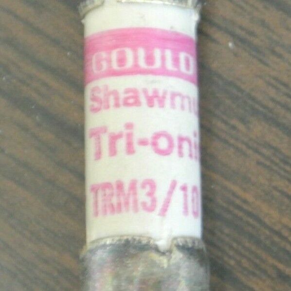 LOT of 3 / GOULD-SHAWMUT TRM3/10 FUSE 3/10A / 250V / NEW SURPLUS  / TRM 3/10