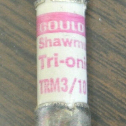 LOT of 3 / GOULD-SHAWMUT TRM3/10 FUSE 3/10A / 250V / NEW SURPLUS  / TRM 3/10