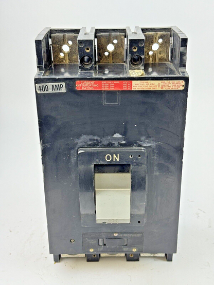 SQUARE D - LHL36400 SER. 3 -MOLDED CASE CIRCUIT BREAKER-400 AMP, 3 POLE, 600 VAC