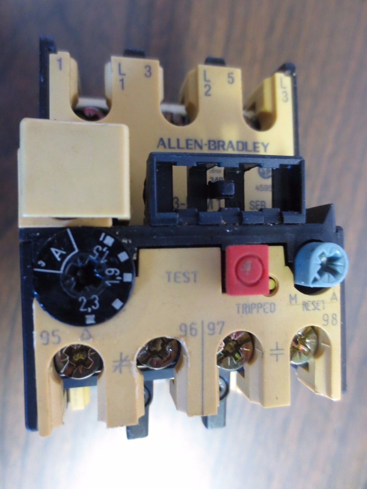 ALLEN-BRADLEY 193-BSB-22 OVERLOAD RELAY - 1.5A - 2.3A