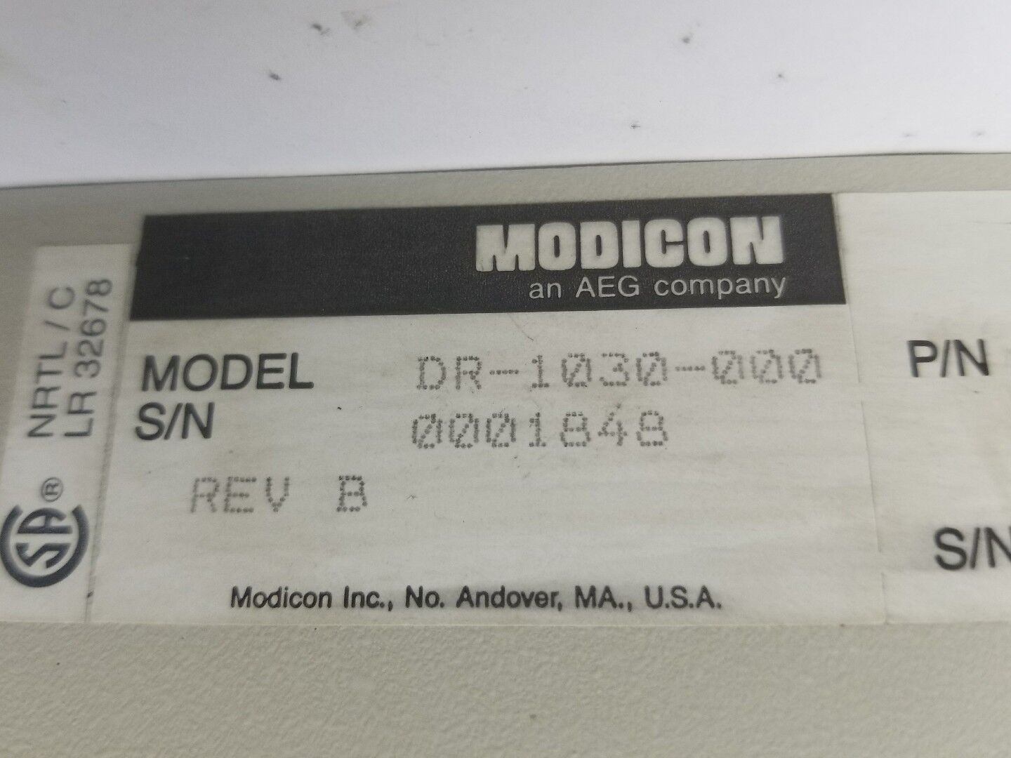 MODICON DR-1030-000