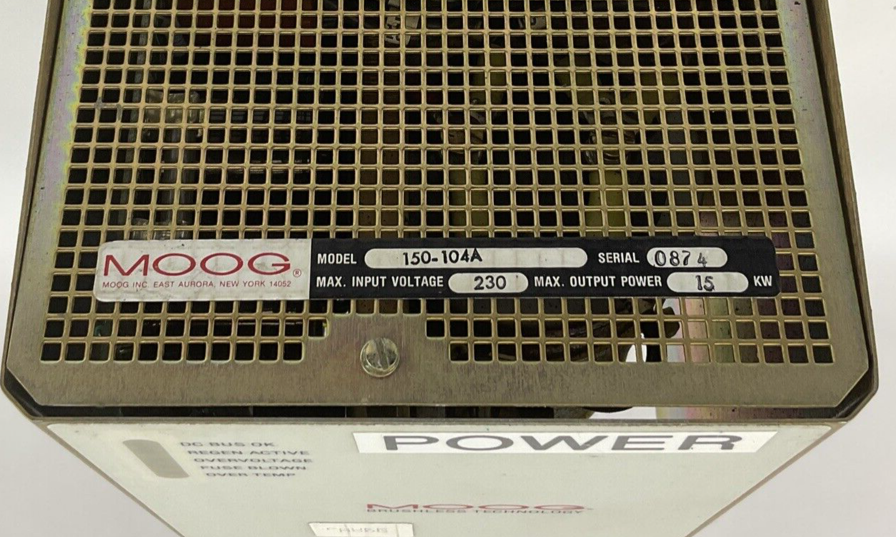 MOOG 150-104A POWER SUPPLY 230V 15KW