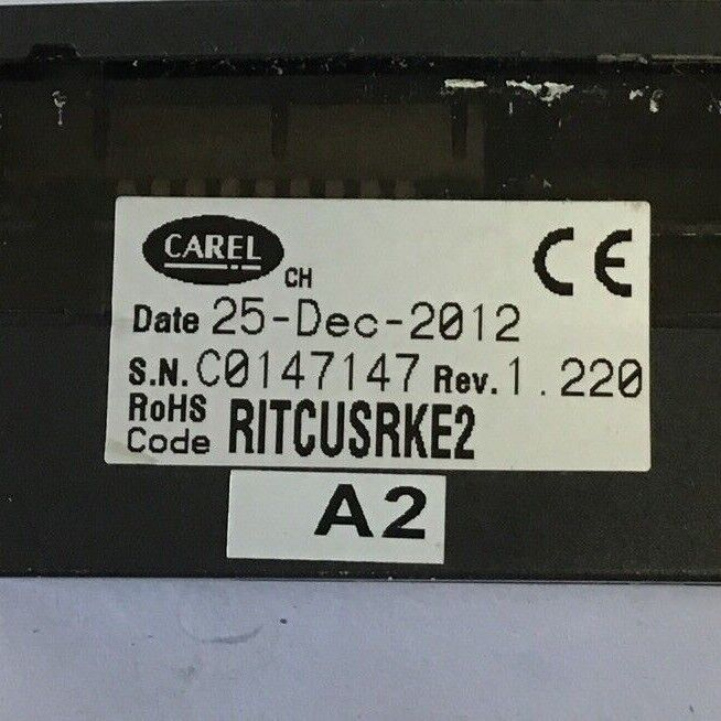 CAREL RITCUSRKE2 TEMPERATURE CONTROLLER REV.1.220