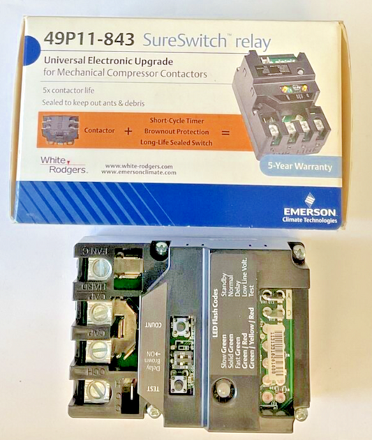 EMERSON 49P11-843 SURESWITCH RELAY