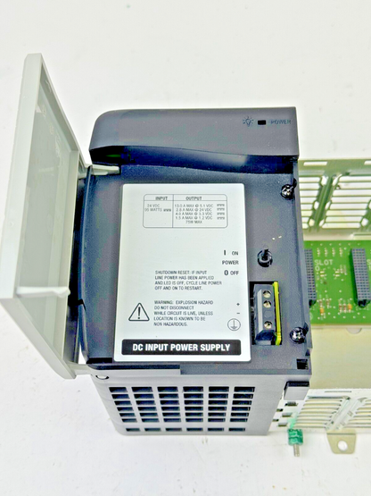 ALLEN-BRADLEY - 1756-PB75 SER. B - CONTROLLOGIX 24 VDC POWER SUPPLY & 1756-A10/C