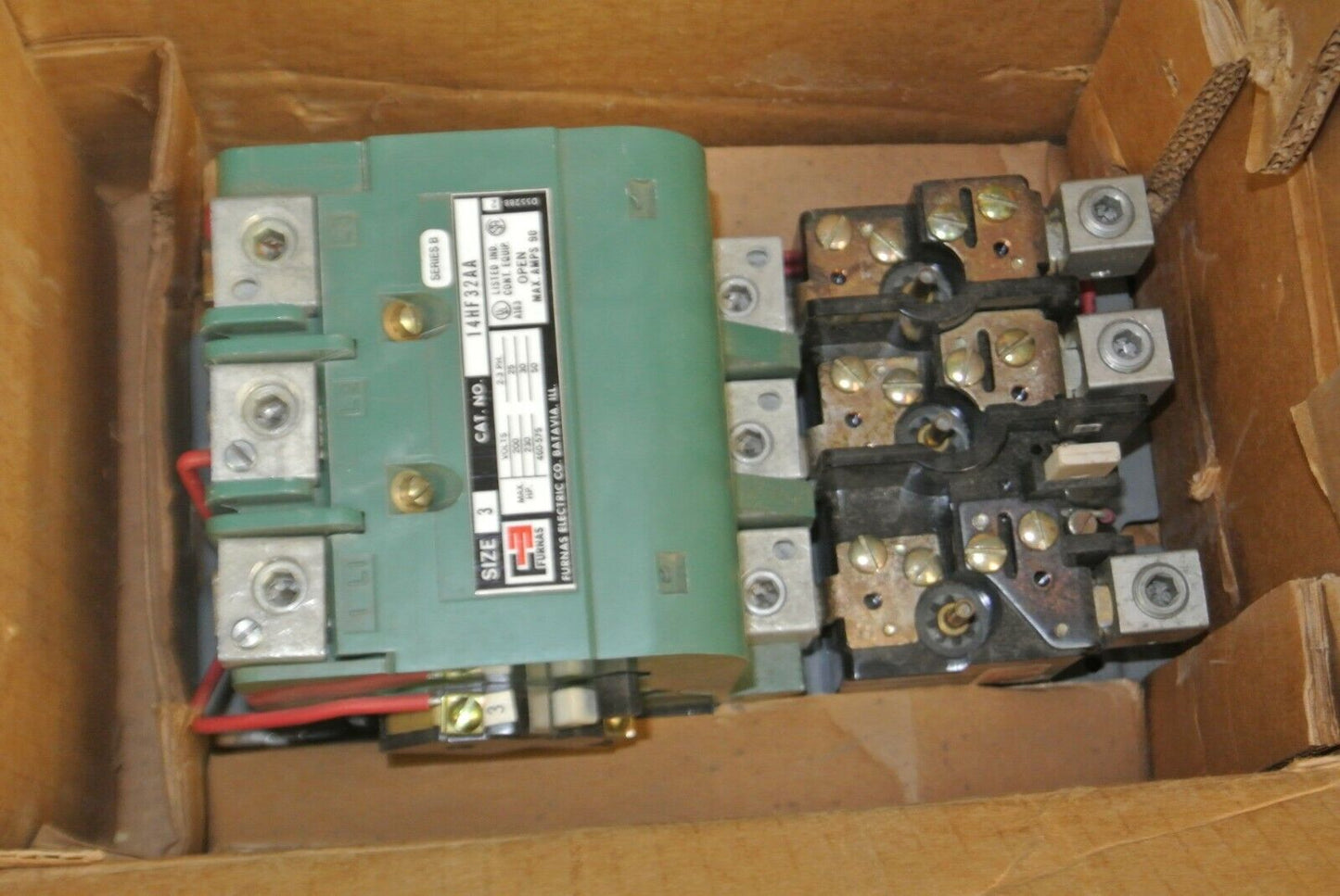 FURNAS 14HF32AA SIZE 3 STARTER / 110/120V COIL / 3PH / 25-50HP / NEW SURPLUS