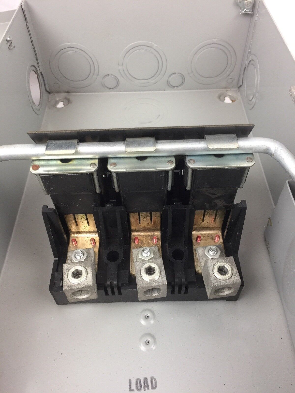 GOULD JU324 VACU-BREAK SWITCH WITH CLAMPMATIC  CONTACTS 200 AMPS 3 PHASE 240 VAC