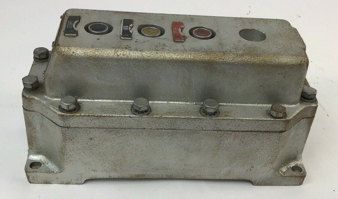 WESTINGHOUSE TYPE HDCEA PUSHBUTTON STATION 8E 3179 CLASS 15-010 600VOLTS