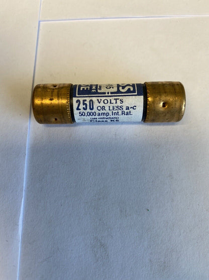 Bussmann One Time NON15 15A 250V Fuse "Lot of 6"