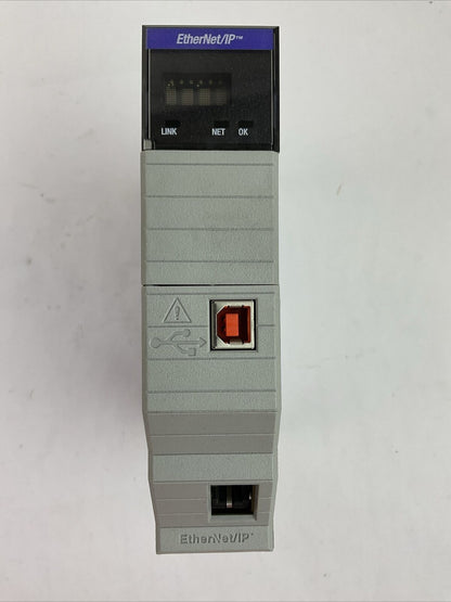 ALLEN BRADLEY 1756-EN2T SER D FW 10.007 CLX HI-CAP ENET/IP MODULE