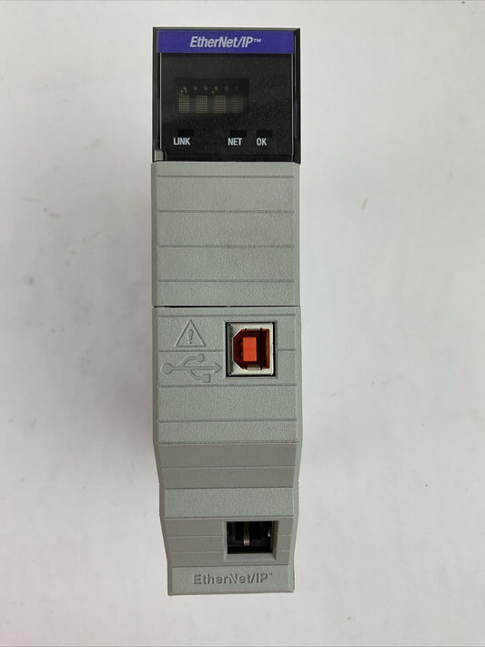 ALLEN BRADLEY 1756-EN2T SER D FW 10.007 CLX HI-CAP ENET/IP MODULE