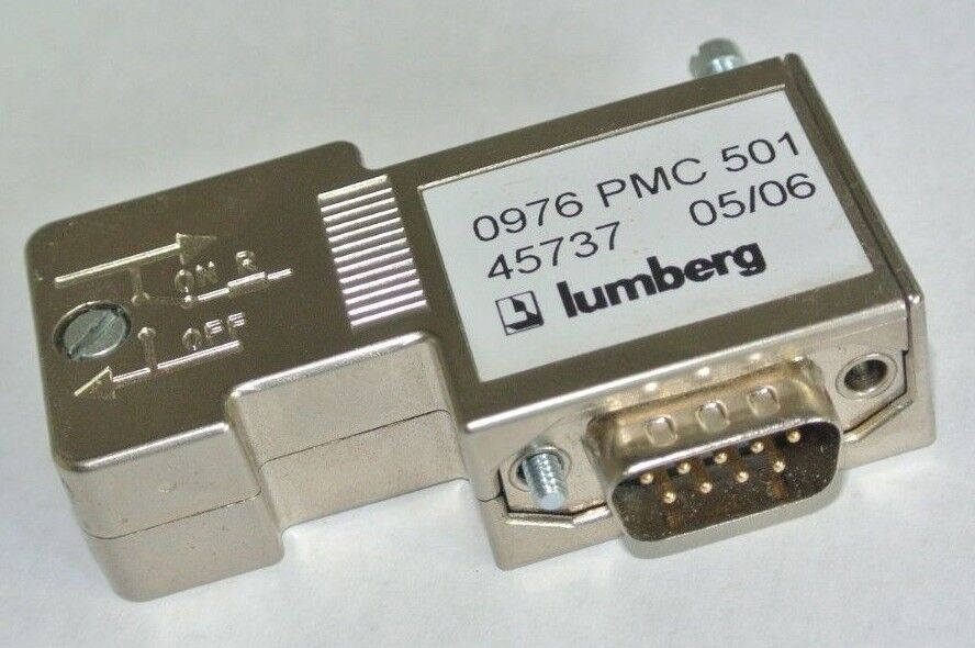 LUMBERG 0976 PMC 501 CONNECTOR 9-PIN - PROFIBUS-DP (FULL DESCRIPTION BELOW)