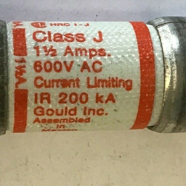 GOULD SHAWMUT AJT1 1/2 AMP TRAP TIME DELAY  600V ***LOTOF7***