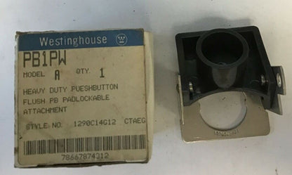 WESTINGHOUSE PB1PW PUSHBUTTON FLUSH PUSHBUTTON PADLOCKABLE ATTACHMENT***LOTOF2**