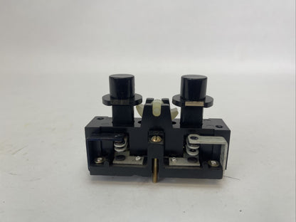HUBBELL PG2 PBP PUSHBUTTON INSERT SINGLE SPEED / PLUG IN 120/240/480VAC 125/250