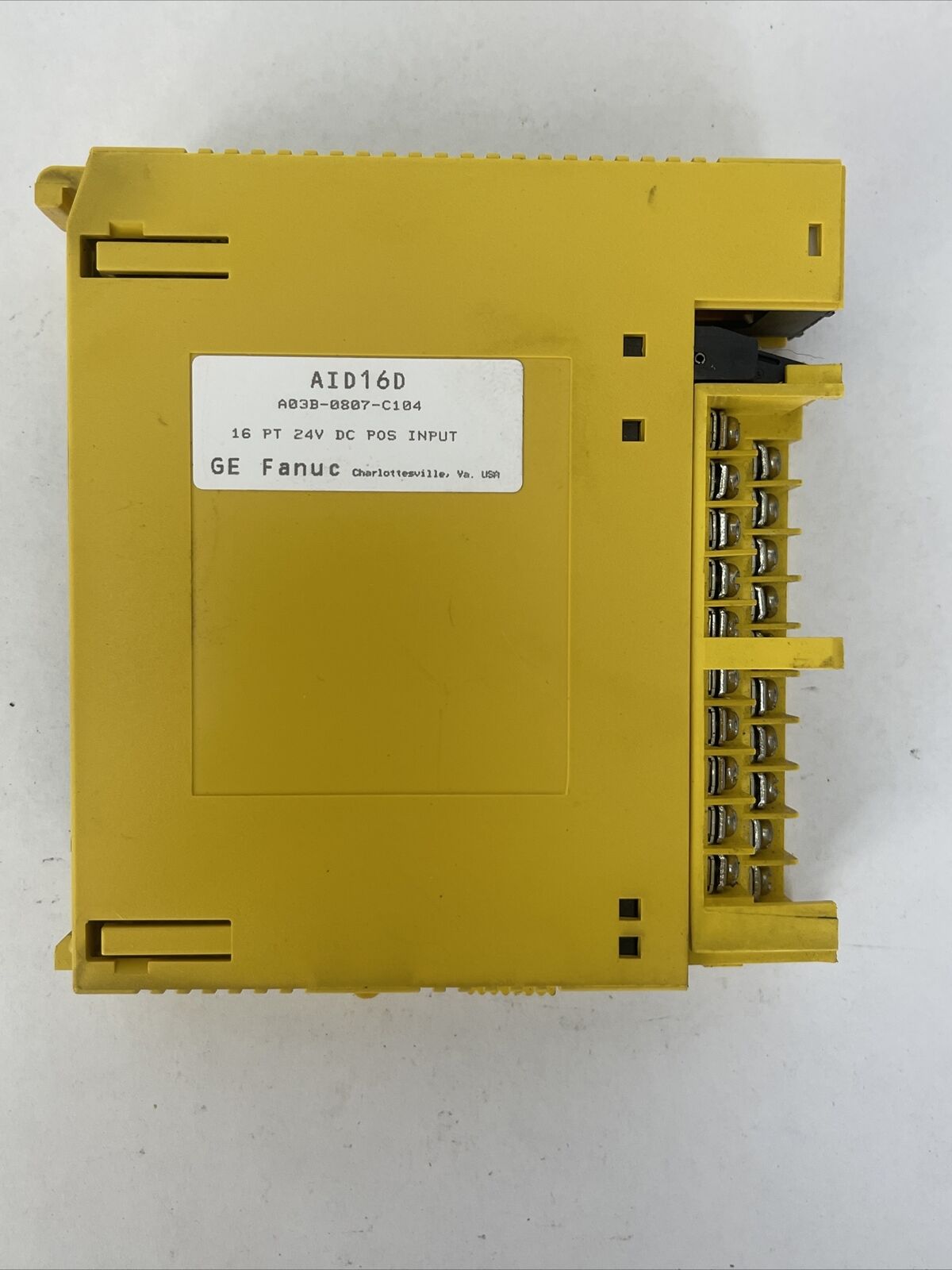 FANUC A03B-0807-C104 INPUT MODULE 16 PT 24VDC AID16D