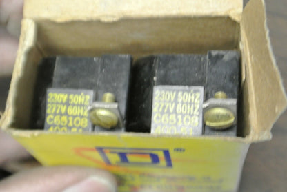 LOT of 2 / SQUARE D C65108-400-51 / MAGNET COIL / 230V, 277V / NEW SURPLUS