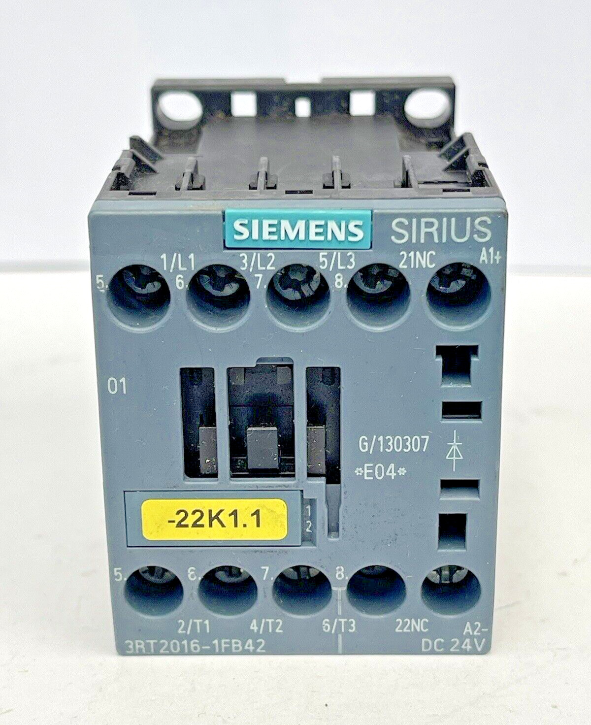 SIEMENS - 3RT2016-1FB42 -AUXILIARY CONTACT-AC-3e/AC-3,9 A,4 kW/400 V, 3-p, 24VDC