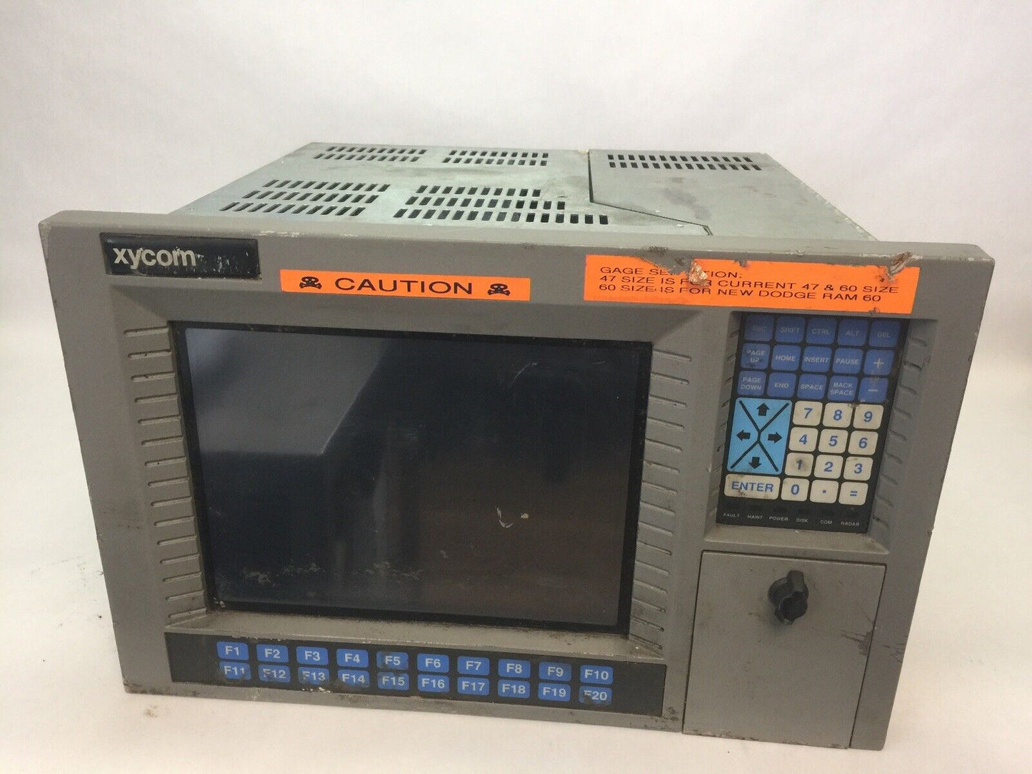 XYCOM 9450 AUTOMATION INTERFACE SCREEN MONITOR 115/230VAC 3.3A OPTION 710016-T