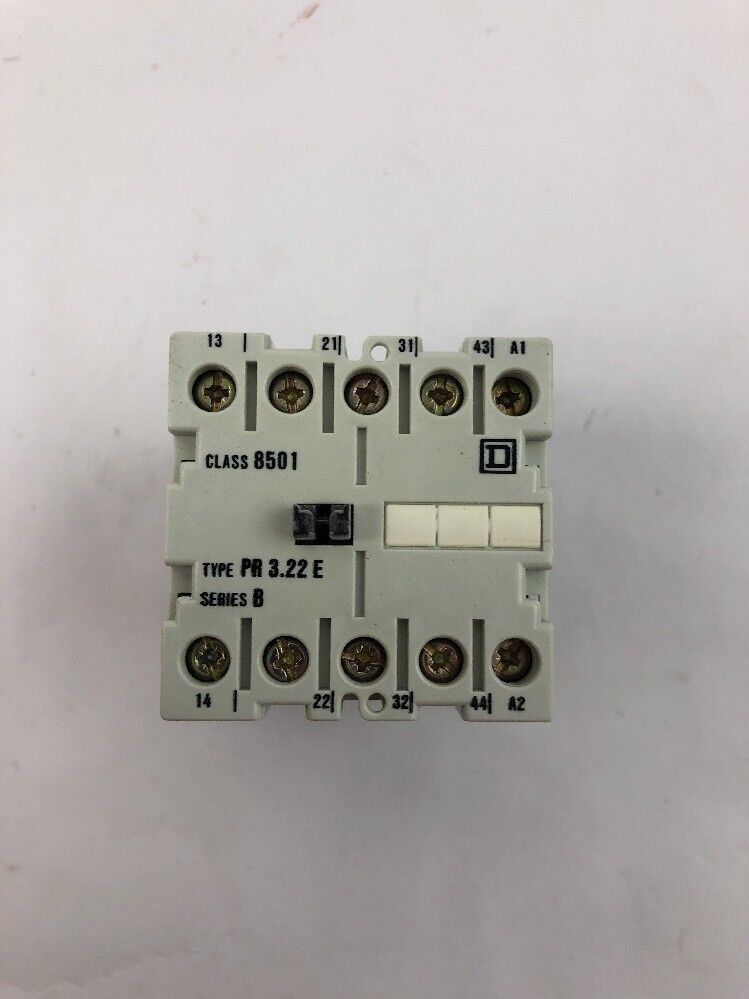 Square D 8501 PR 3.22 E Control Relay 110 V 50 Hz 120 V 60 Hz