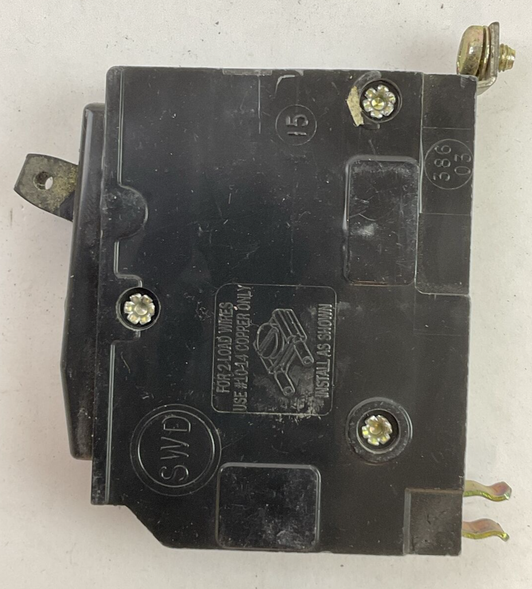 SQUARE D QOB120VH BOLT ON CIRCUIT BREAKER 1POLE 20AMP 120/240VAC (LOT OF 3)