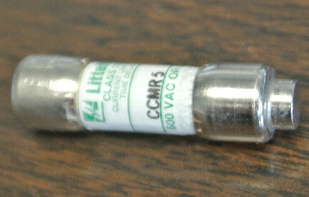 LITTELFUSE CCMR5 CLASS CC FUSE 5A / 600V / NEW SURPLUS / CCMR-5