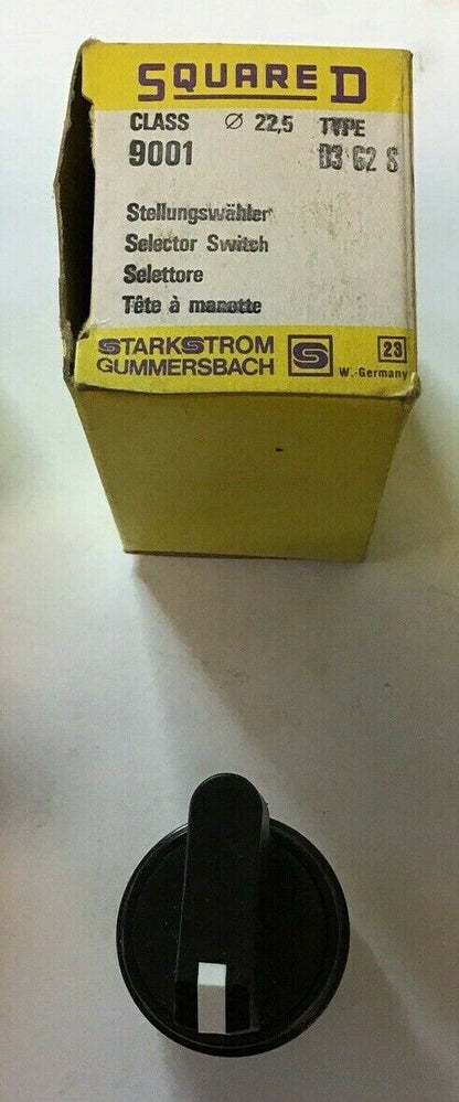 SQUARE D 9001 D2G3S, D3G2S, D2G2S SELECTOR SWITCH***LOTOF3***