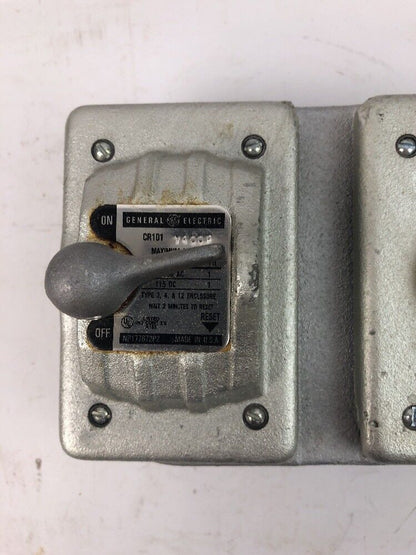 GE CR101Y400P MANUAL MOTOR STARTER SWITH.