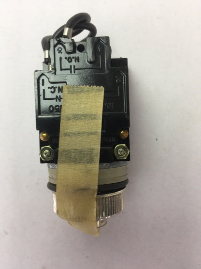 GE CR104D132 MIN OILTIGHT IND LIGHT LESS COLR CAP 115V 60/50HZ PUST TO TEST