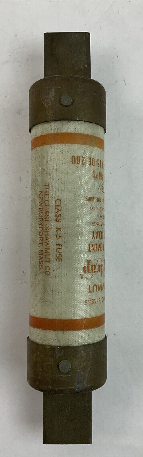 SHAWMUT AMP-TRAP ATS-DE 200 DUAL-ELEMENT TIME DELAY FUSE 600VAC 200AMP