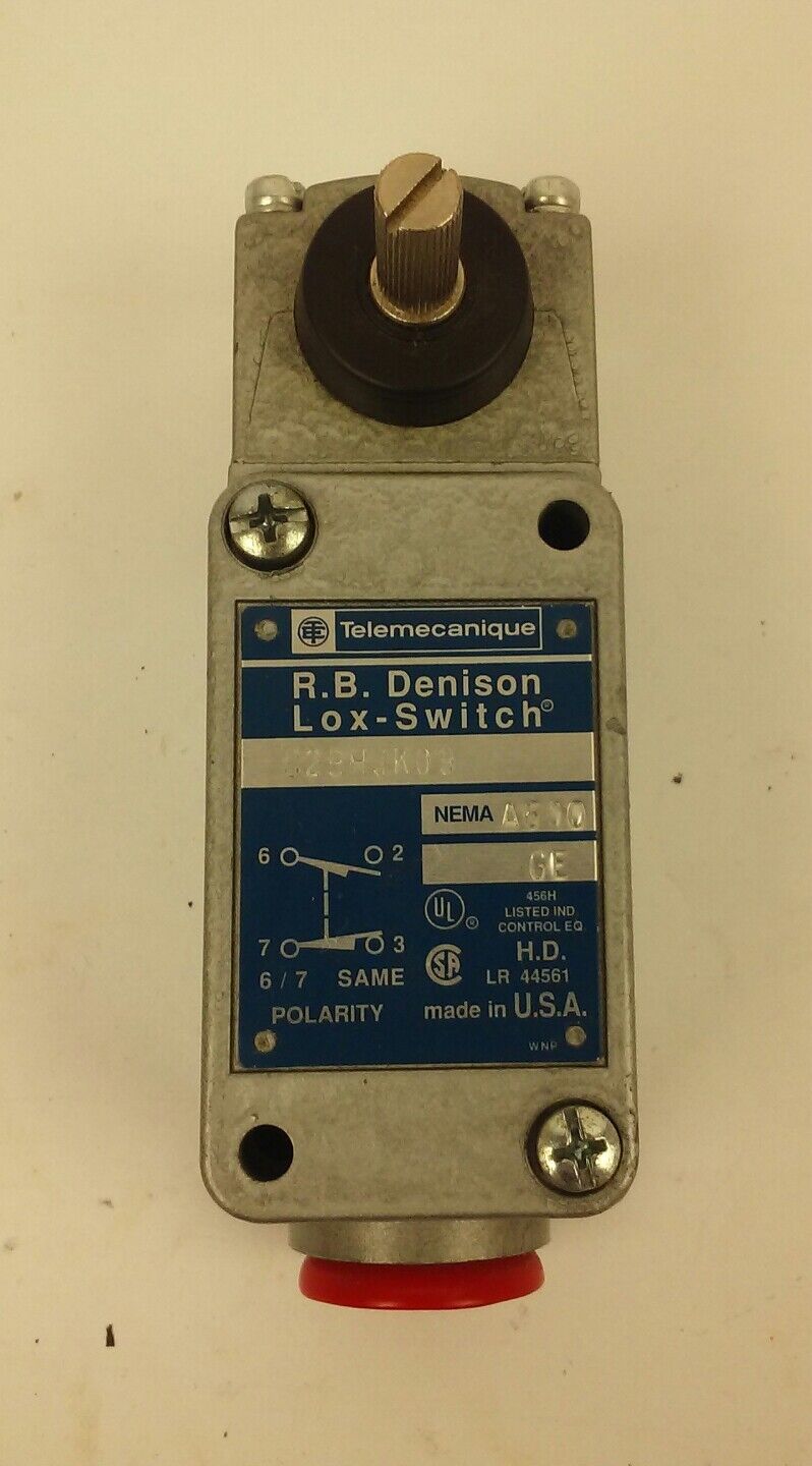 TELEMECANIQUE C2BHJK09 LIMIT SWITCH, R.B.DENISON LOX-SWITCH, NEMA A600, NEW