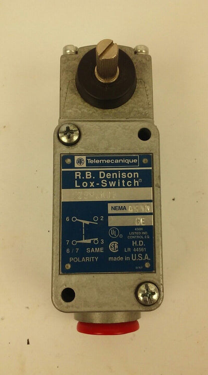 TELEMECANIQUE C2BHJK09 LIMIT SWITCH, R.B.DENISON LOX-SWITCH, NEMA A600, NEW