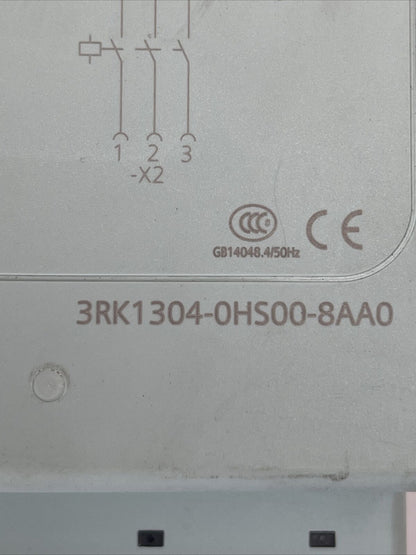 SIEMENS ASM 3RK1304-0HS00-8AA0 DISCONNECT MODULE 400VAC 25A 3PH