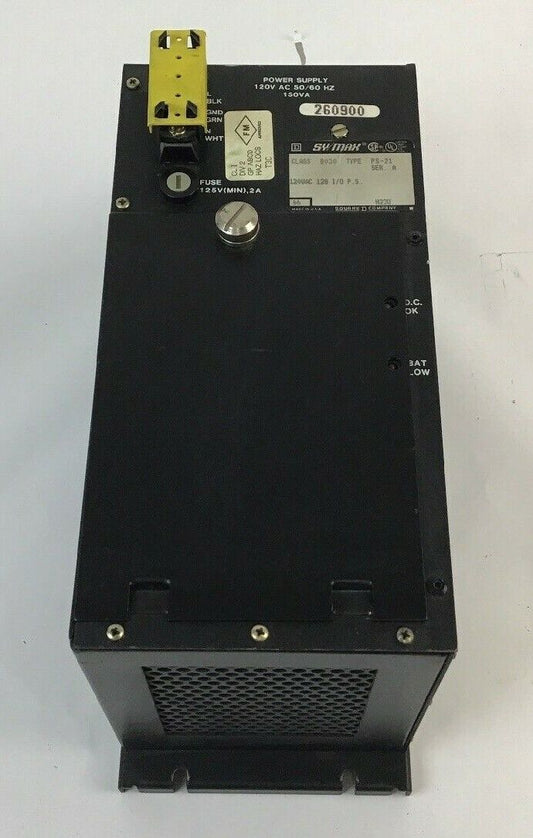 SQUARE D CLASS 8030 TYPE PS-21 POWER SUPPLY 120VAC 50/60HZ 150VA  SER.A
