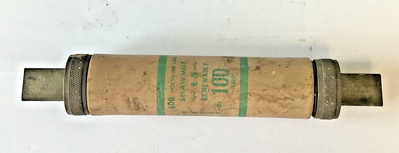 SHAWMUT RFS100 RENABLE FUSE 100A 600VAC***LOTOF4***