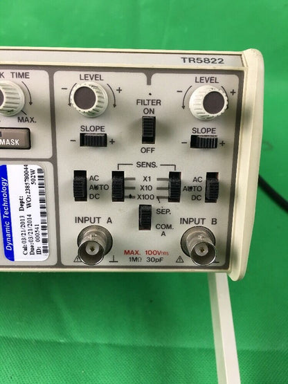 ADVANTEST UNIVERSAL COUNTER TR5822 120V