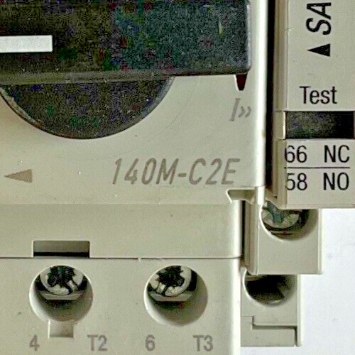 ALLEN BRADLEY 140M-C2E-B40 SER.B MOTOR PROTECTOR W/140-C-A AUX CONTACT SER.A