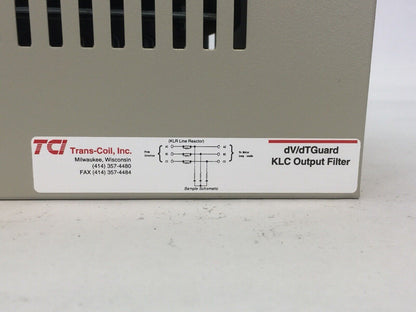 TCI KLC25BE dv/dTGUARD KLC OUTPUT FILTER 600V 25A