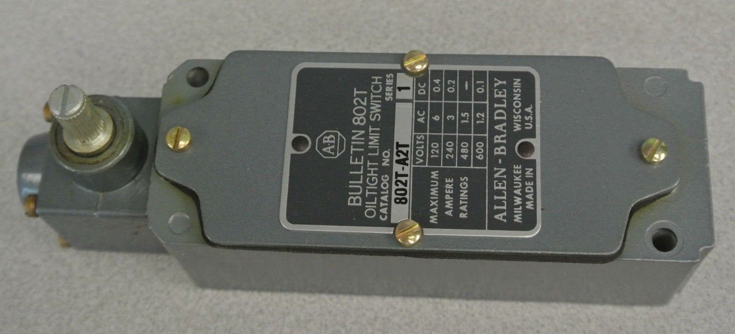 ALLEN-BRADLEY 802T-A2T OILTIGHT LIMIT SWITCH / SPRING RETURN / NEW SURPLUS