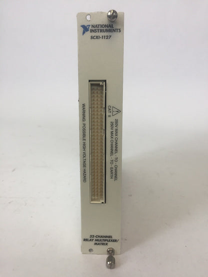 NATIONAL INSTRUMENTS SCXI-1127 32-CHANNEL RELAY MULTIPLEXER/MATRIX 250V REV: **1