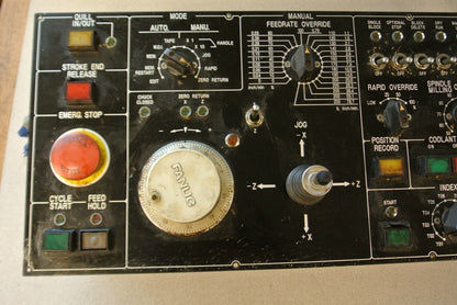 FANUC CONTROL PANEL / WITH KEY / PART NUMBER UNKNOWN