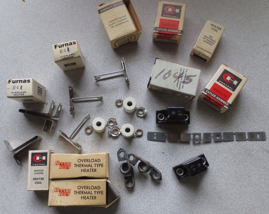 MACHINE MAINT / TOOL ROOM LOT #3 - HEATERS, LINKS, CUTLER-HAMMER ARROW-HART MORE