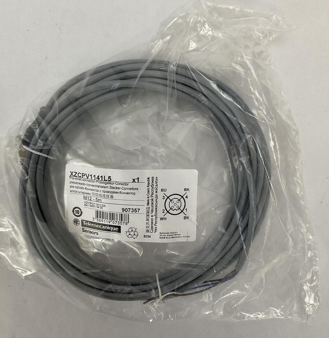 TELEMECANIQUE XZCPV1141L5 CORDSET PRE-WIRED CONNECTOR