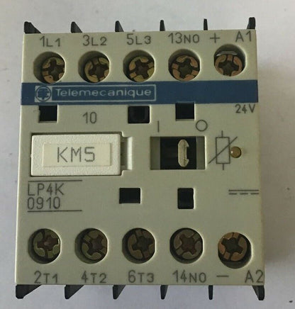 TELEMECANIQUE LP4K 0910 CONTACTOR 600VAC 20A 5HP ***LOTO4***