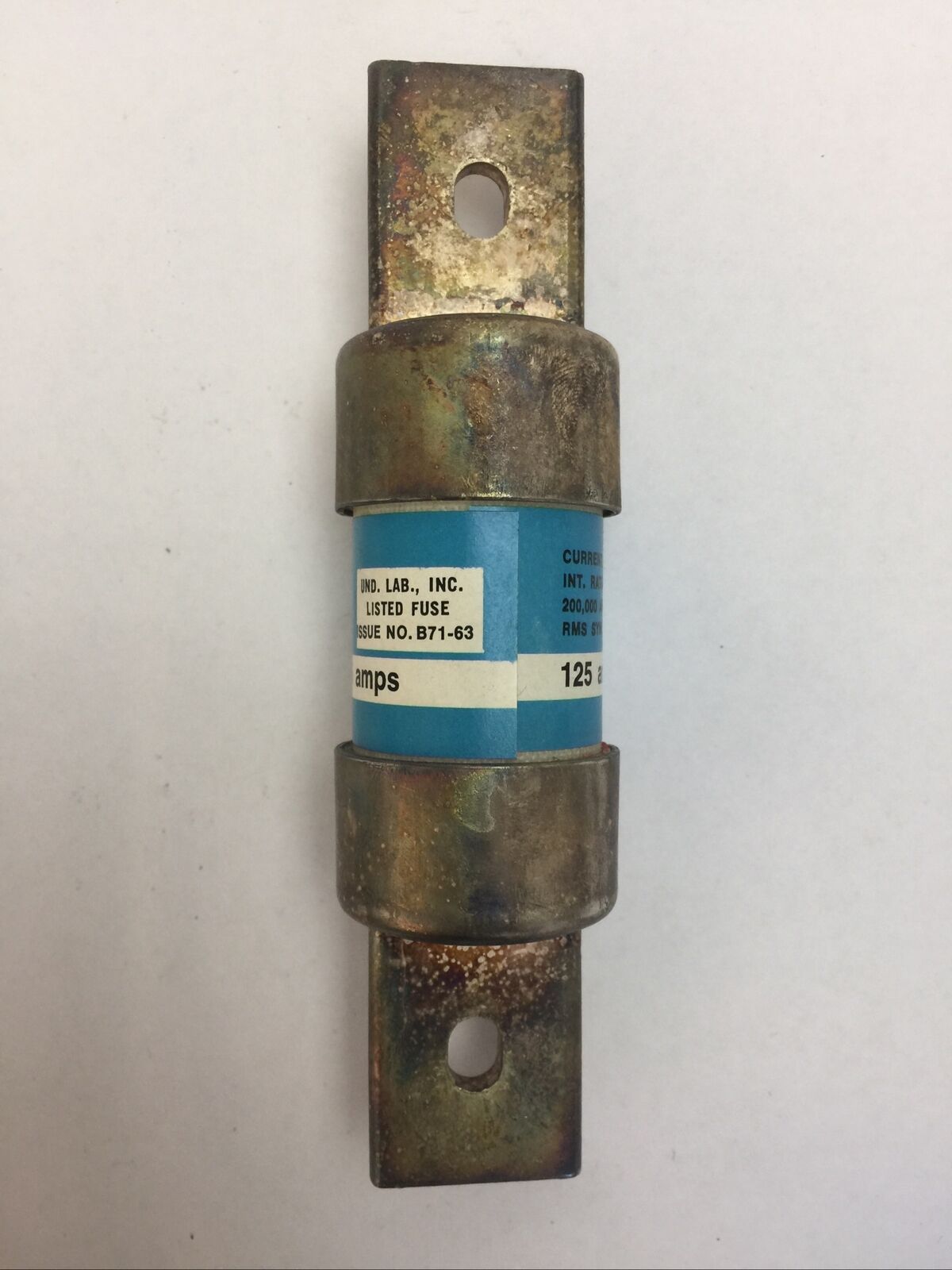 GE GF8B125 CLF FUSE 600VAC 125AMP CLASS J