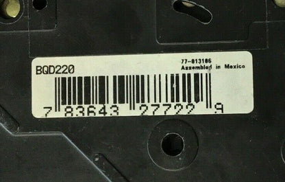 SIEMENS BQD220 CIRCUIT BREAKER 20AMP