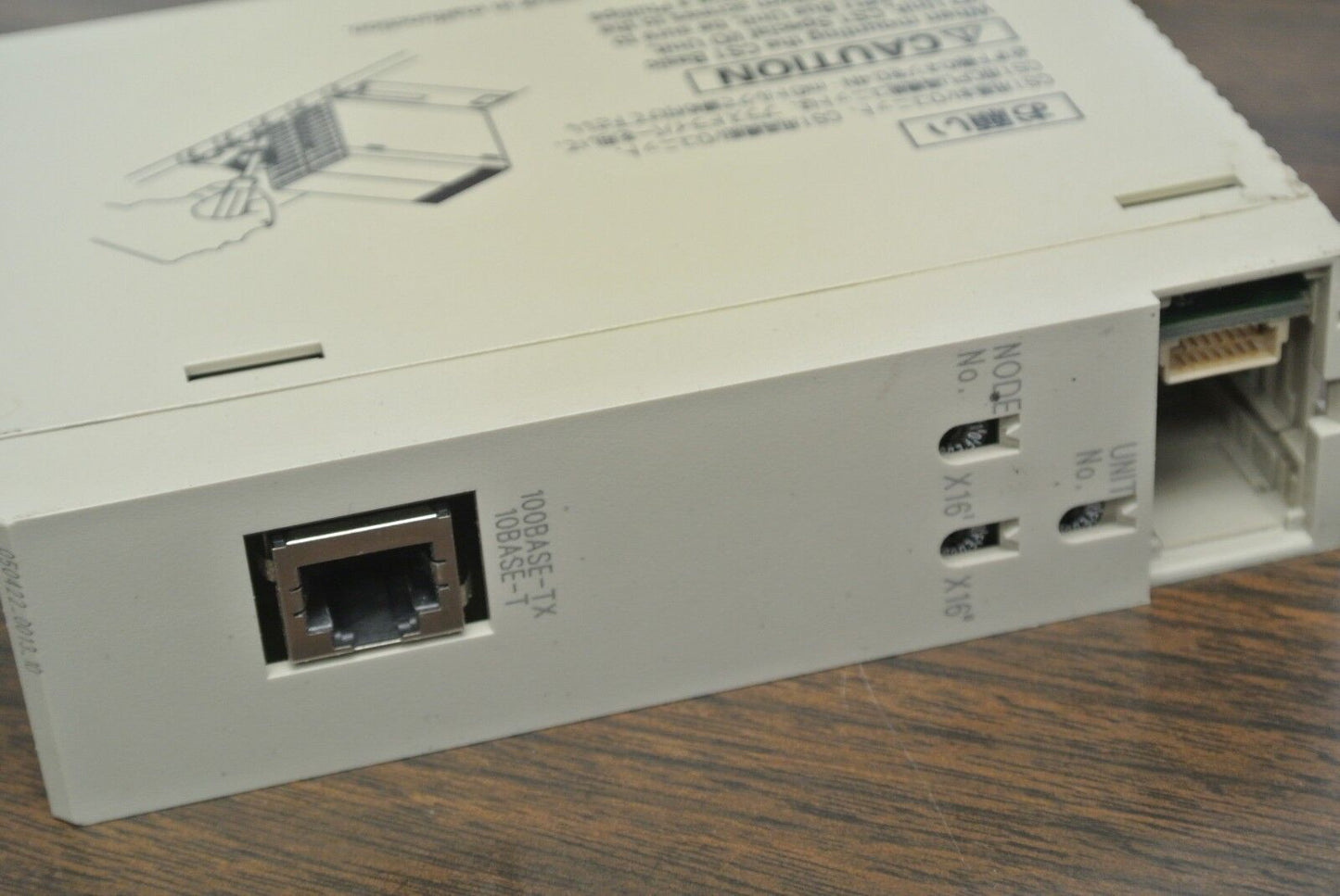 OMRON CS1W-FLN22 / FL-NET UNIT / ETHERNET MODULE / FOR PARTS