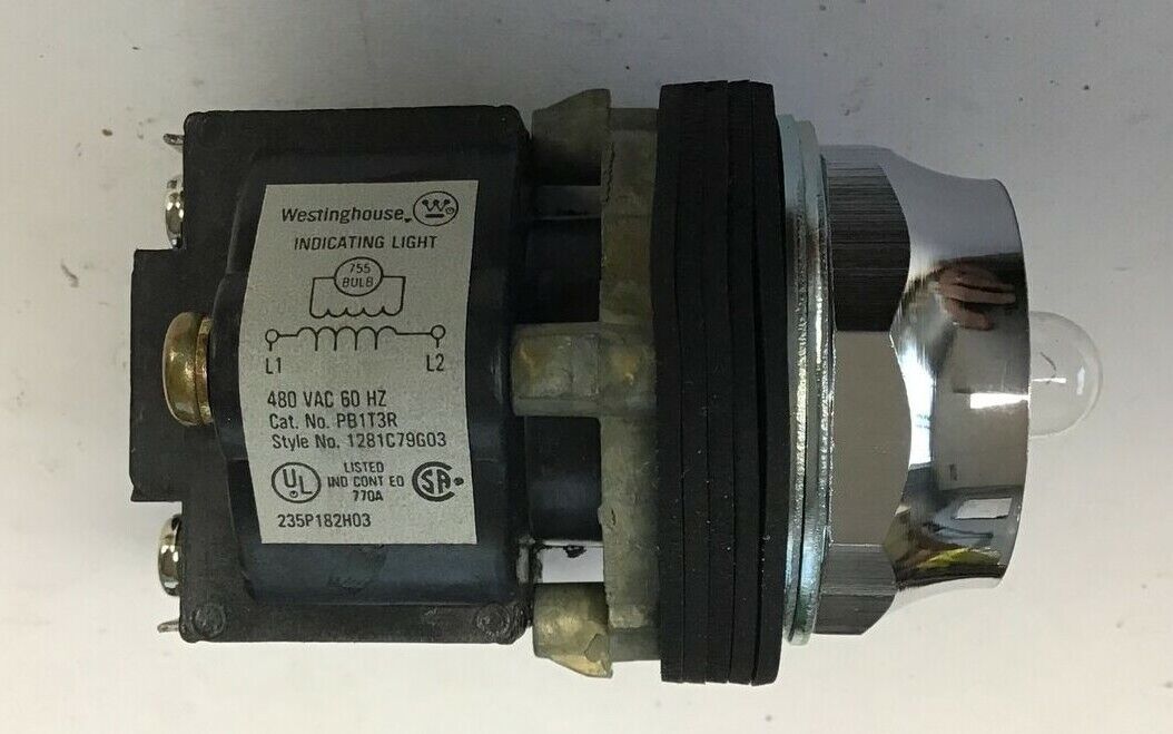 WESTINGHOUSE PB1HB0T3 PUSHBUTTON HEAVY DUTY 480V 60HZ MODEL A