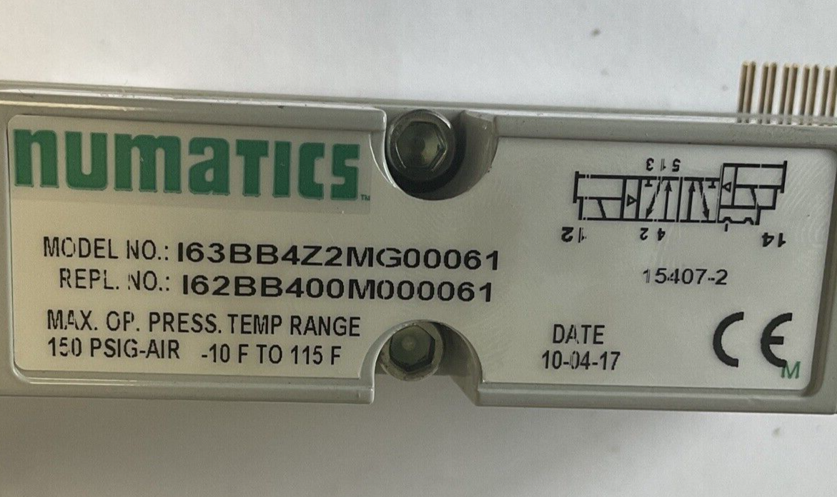 NUMATICS 163BB4Z2MG00061 SOLENOID VALVES 150PSIG